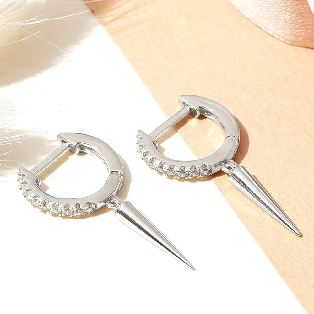 Silver Dagger Earrings